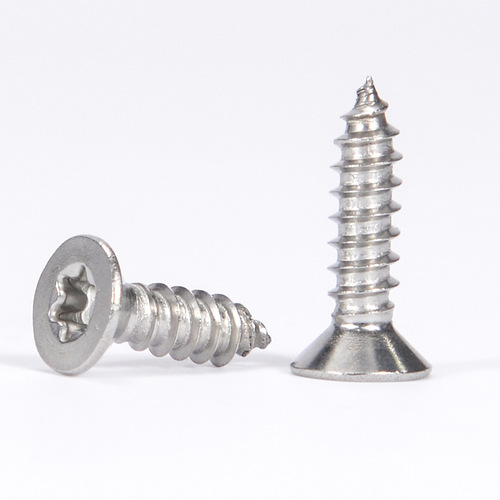 Wholesale 304 stainless steel flat head self-tapping screws M2/M3/M4/M5 countersunk head self-tapping screws
