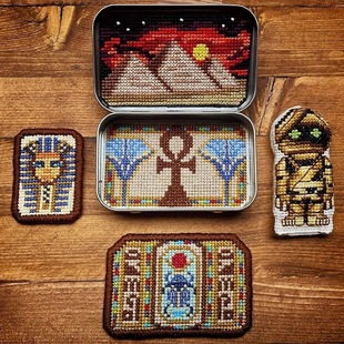 Tin Box Cross Stitch Kit Cross Stitch Kit