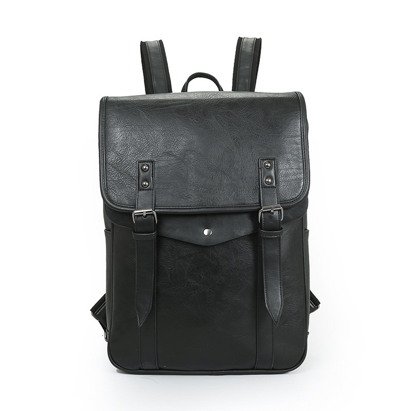 Retro Fashion Men's Travel Backpack - Lifestyle Image
