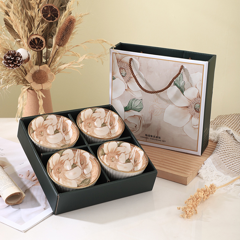 Actividades prácticas creativas de la empresa atmosférica regalos pequeños regalos del Festival del Medio Otoño grupo de regalos para construir bols paquete de caja de regalo