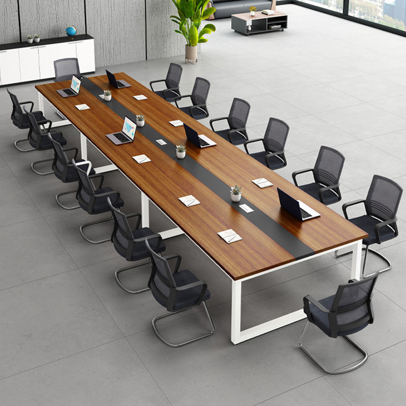 Conference Table Long Table Simple Office Modern Table and Chair Combination Conference Room Training Long Table Workbench Desk Conference Table Long Table Simple Office Modern Table and Chair Combination Conference Room Training Long Table Workbench Desk