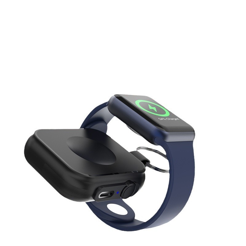 Iwatchアップル腕時計S10無線磁気吸引充電宝1200mahミニ移動電源携帯S9|undefined