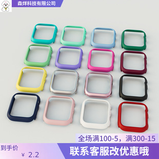 Suitable for Apple Watch 78910 Protective Case 49mm Pc Cut Out Frame Oil Spray Protective Case