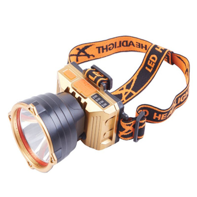 强光LED夜钓远射充电头灯户外露营钓鱼矿灯锂电池探照头戴式电|ms