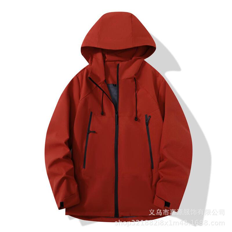 秋冬加绒三合一冲锋衣定制印logo企业工作服外套防水透气户外工服|undefined