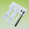 Black and white diamond single star film (half black toothbrush and half white toothbrush)