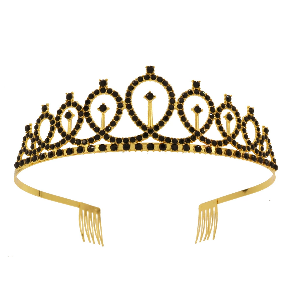 Диадема-ободок набор с кристаллами и лентой "Birthday Queen", комфортная подарочная принадлежность