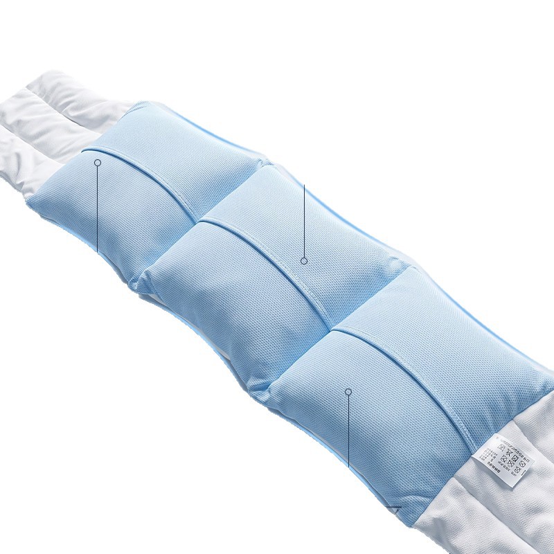 Almohada Lumbar Ergonómica para Dormir de Seda de Hielo y Algodón, Transpirable, para Hogar image 5