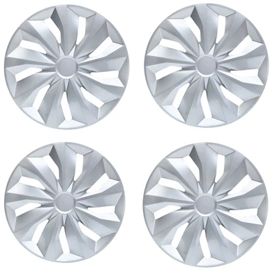 Wholesale 12inch / 13inch / 14inch / 15inch / 16inch / 17inch Car Modified Wheel Hub Cap Decorative Cover Wheel Cover (Hub cover) - 12inch-all-silver-set-of-4
