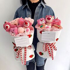 漫画のぬいぐるみ、ガールフレンドや親友への誕生日プレゼント、中国のバレンタインデーの花束、完成品
