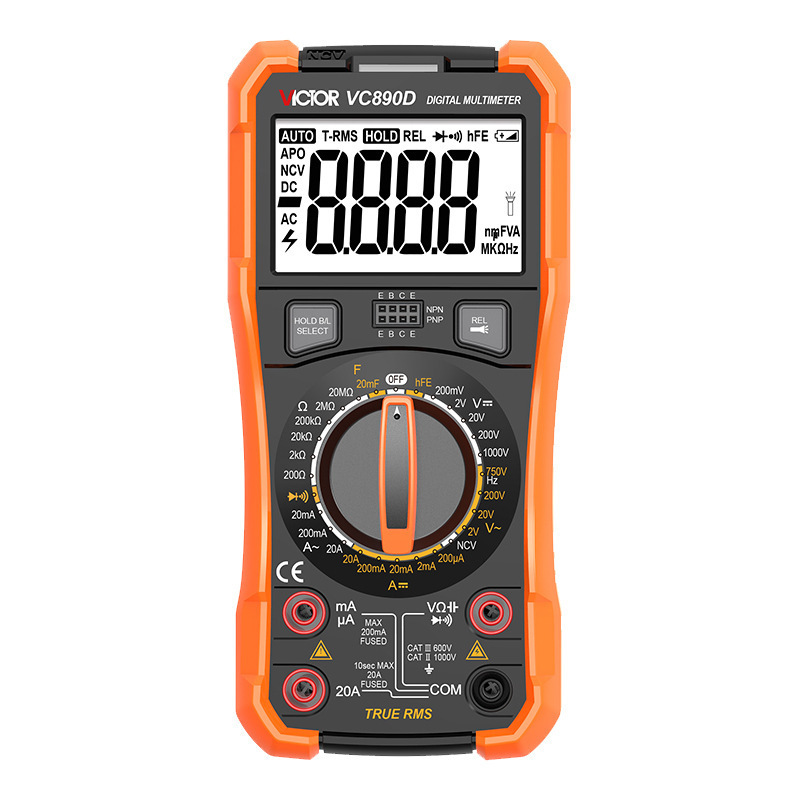 Victory Digital Multimeter Vc890D/890C+ Fully Protected Anti-Burn Digital Display Multimeter High-Precision Anti-Burn Victory Digital Multimeter Vc890D/890C+ Fully Protected Anti-Burn Digital Display Multimeter High-Precision Anti-Burn