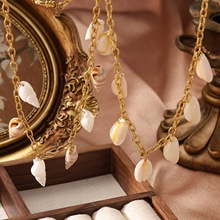 跨境欧美时尚沙滩度假海洋系列海星贝壳海螺链条可调节手链饰品女