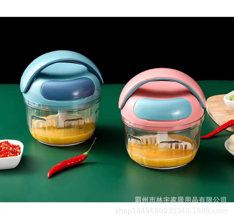 Garlic Mashed Artifact Garlic Stir Kitchen Mini Garlic Masher Manual Garlic Puller Garlic Meat Fragrance Supplementary Food Small Cooking Machine