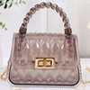 Transparent small shoulder bag PVC, lipstick, small bag, chain, new collection