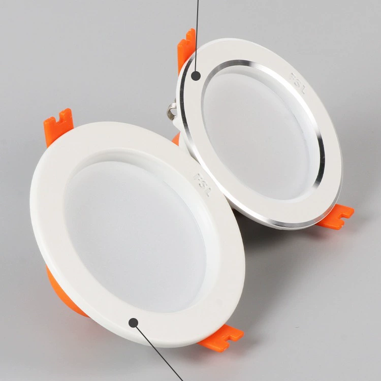 ✅Foshan Lighting LED downlight spotlight hole light hole light opening 7.5 9 12 16 cm embedded ceiling