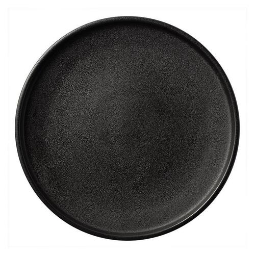 White quicksand plate, steak plate, Western food plate, black frosted flat plate, hotel restaurant creative dish plate with special features