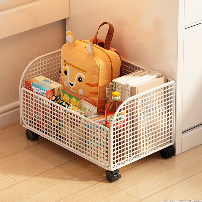 Under-The-Desk Removable School Bag Storage Rack Book Storage Box for Snacks and Toys Artifact Student Classroom Storage Bookshelf