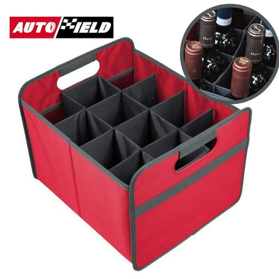 Car Red Wine Storage Box Six Pack Universal 6 Bottles 12 Bottles Red Wine Bottles Wine Glass Storage Box Portable Red Wine Bag
