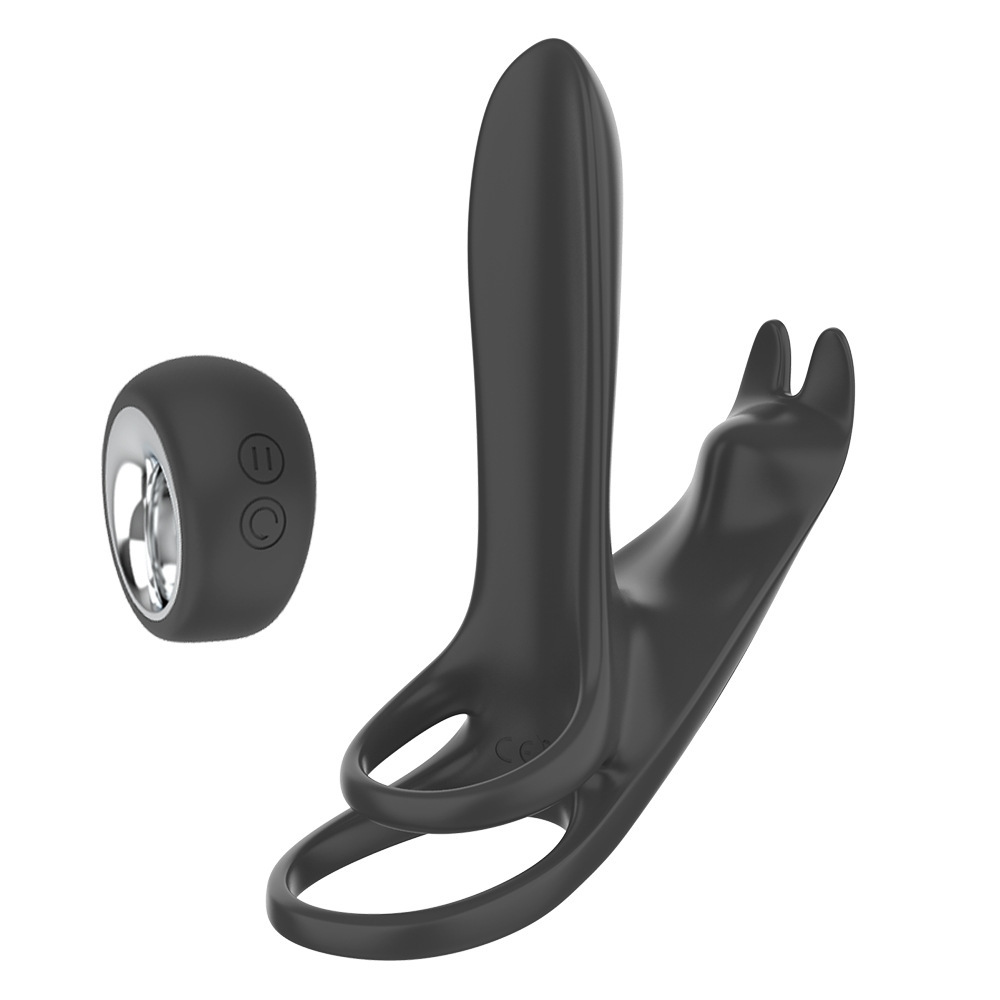 Black Fox Remote Control Vibrating Ring