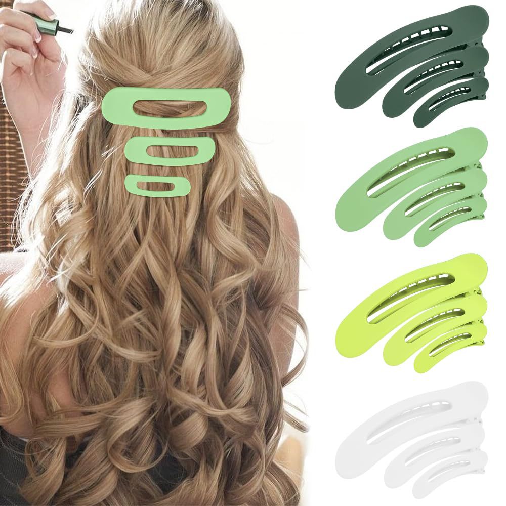 Pinzas para el pelo de la serie mate transfronteriza de Amazon, pinzas de pico de pato, pinzas laterales para el cabello suelto, pinzas modernas, lindas y versátiles al por mayor.