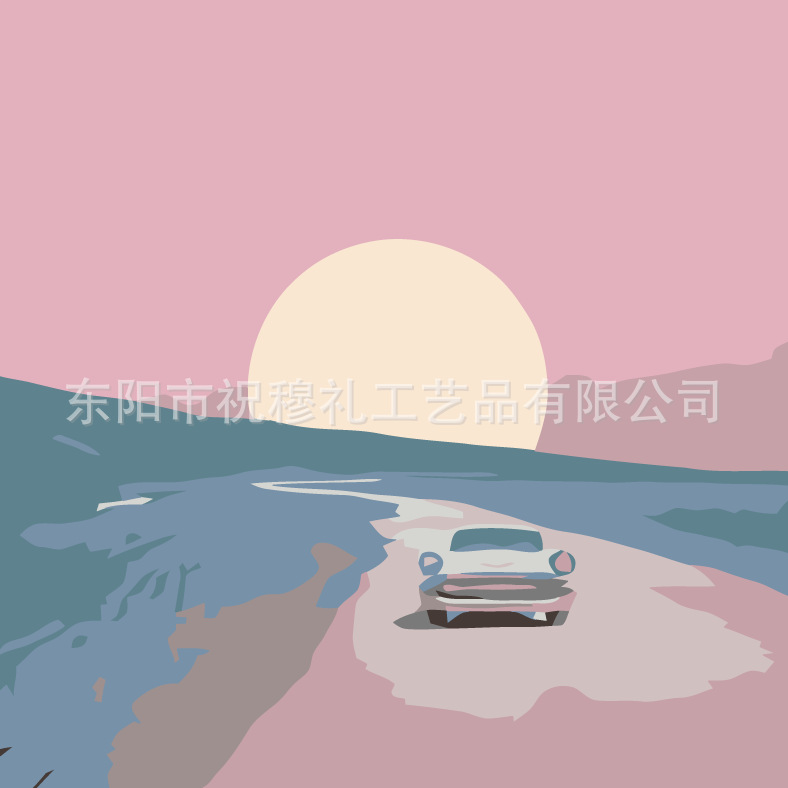 DIY digital pintura al óleo tulipán hecho a mano paisaje color pintura estudiante niños educativos color pintura relleno pintura al por mayor