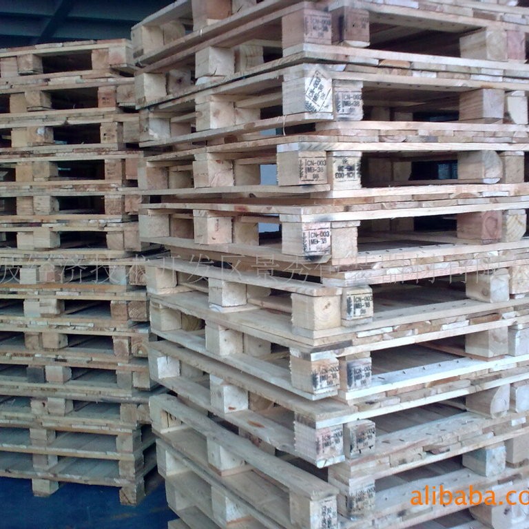 厂家供应木托盘出口物流免熏蒸木托盘仓库防潮木栈板货架叉车托盘