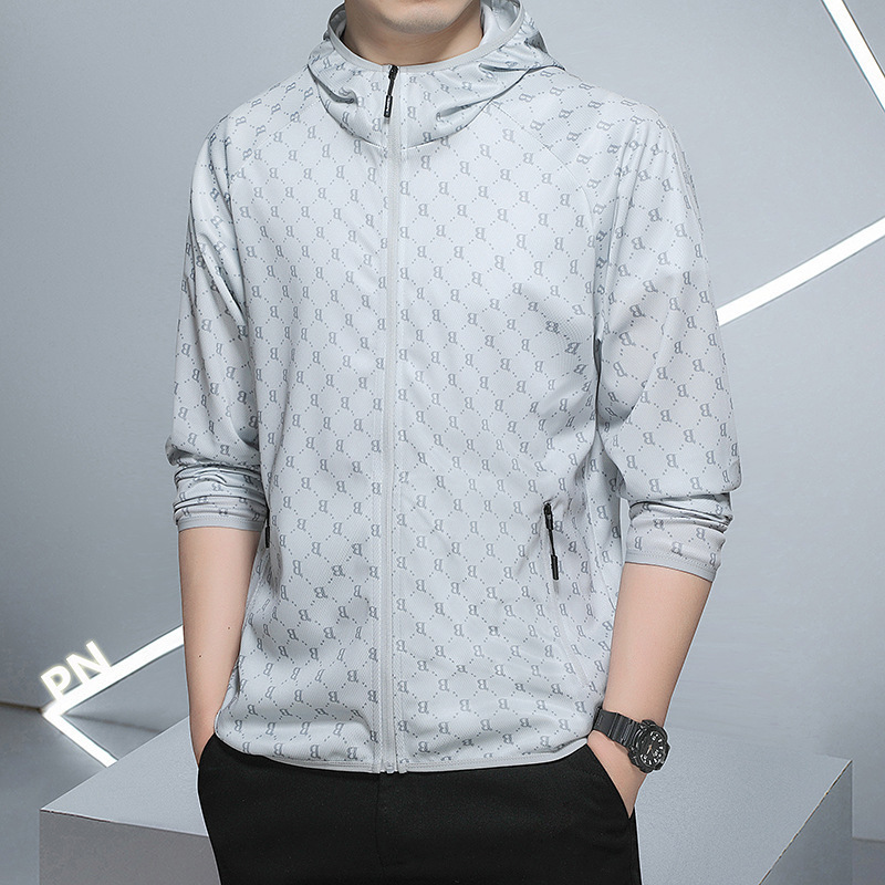 Sunscreen clothing for men and women ultra-thin breathable anti-ultraviolet couple outdoor sports skin clothing jacket jacket tide summer_voghion.com
