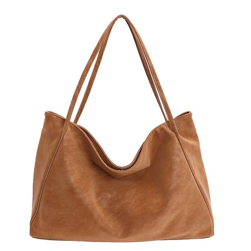 Bolsa de hombro coreana retro de gran capacidad, nicho, bolsa de viaje diario, bolsa de mano extranjera