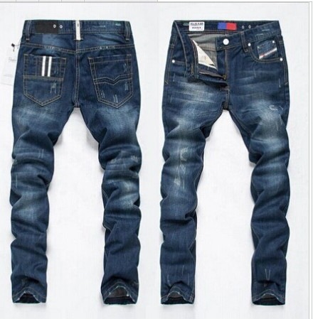 2016 fashion famous brand men jeans straight denim trousers