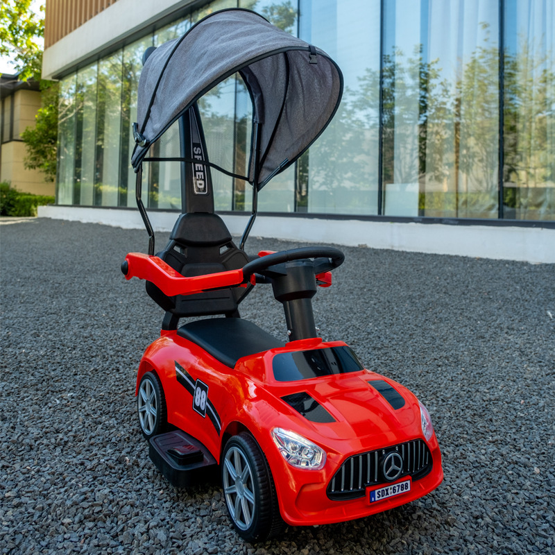 Carro para niños, coche torcido, 1-3 años, coche de juguete para bebés, coche, rueda universal, coche antideslizante