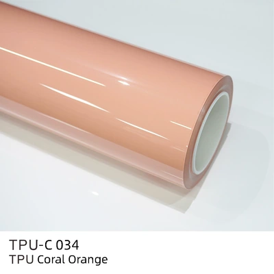 Auto Color Change Film – Changing Film Tpu Super Bright - tpu-coral-orange-152m15m