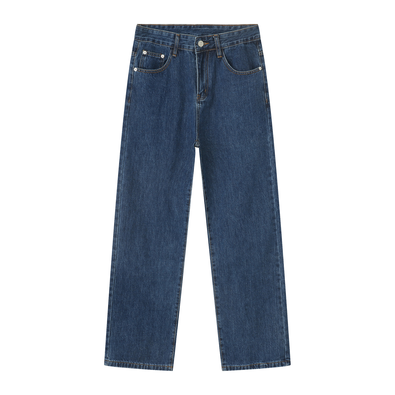 MTLClothes ropa de Hombre | 2023 otoño nueva recta suelta color sólido cremallera corta abrigo Denim traje