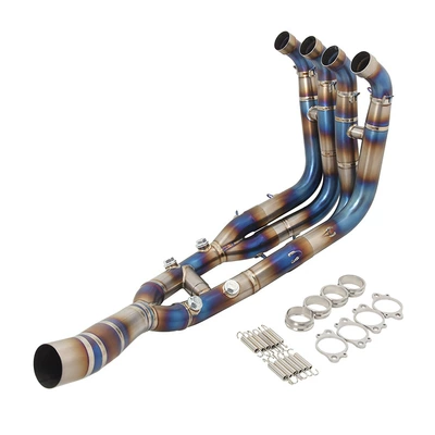 Pipe S1000Xr Full Section Front – Exhaust pipe - r-rr-titanium-alloy-blued-front-section