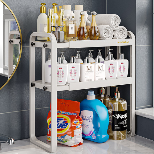 Telescopic kitchen multi-layer classification storage rack under cabinet sink pots and pans countertop spice storage microwave storage rack