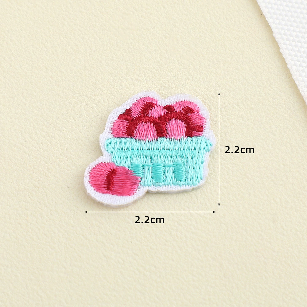 Cartoon machine embroidery embroidery cloth patch DIY handmade bag hole patch Clothes patch Towel cloth patch E18
