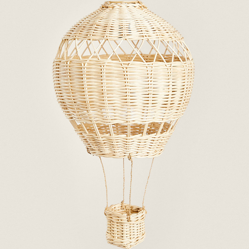 Arte moderno de vidina tejido artesanal creativo bar restaurante candela decoración residencial globos de aire caliente niños escuela lámpara de aula