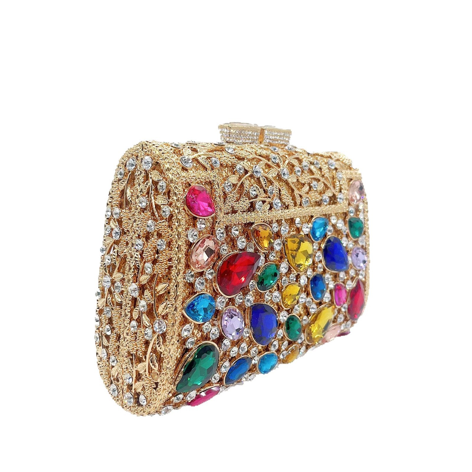 Seleccione estrictamente fábrica colorido bolso de cena de diamantes bolso de diamante bolso de hombro de mujer