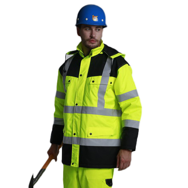 Reflective Safety Jacket Oxford Cloth Waterproof and Wear-Resistant High-Brightness Chemical Fiber Reflective Strips High Visibility Outdoor Duty Construction