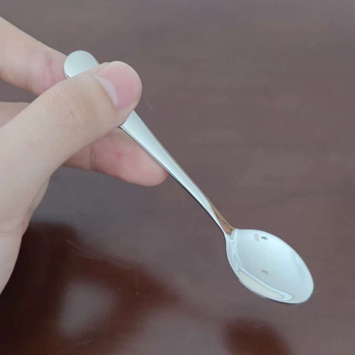 스테인레스 스틸 티스푼 가정용 작은 스푼 다목적 믹싱 스푼 요구르트 아이스크림 스푼 호텔 애프터눈 티 미니 스푼 티스푼