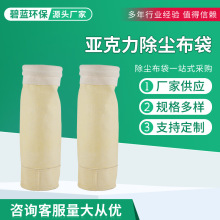 供应亚克力除尘布袋中温除尘布袋工业锅炉脉冲除尘器布袋
