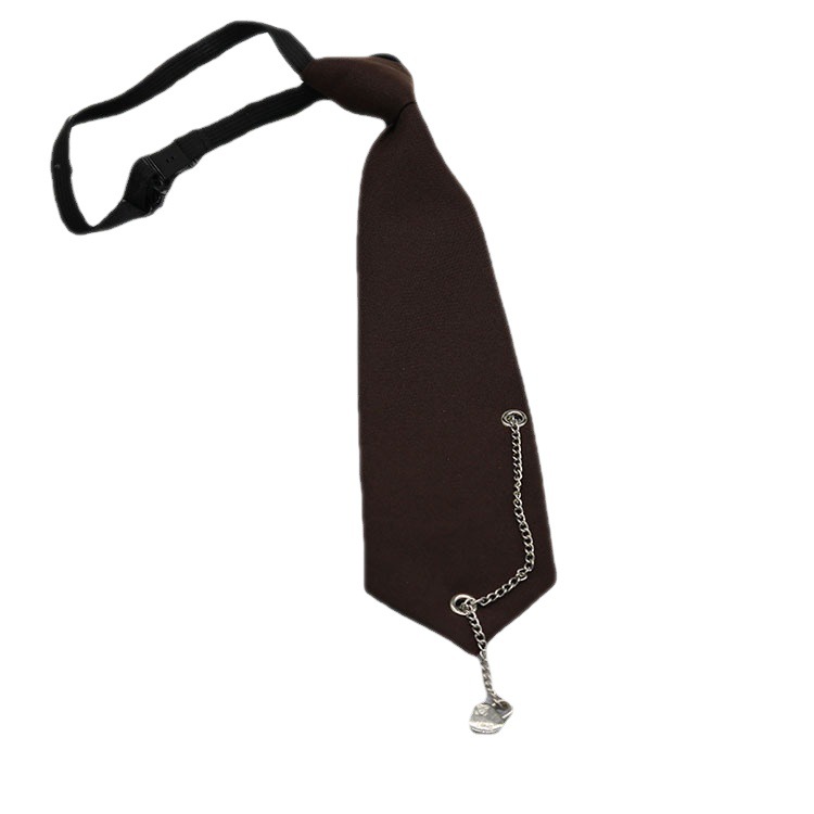 Fu Shuai original amor mariposa cadena libre negro tie ins femenino con estilo de la Universidad JK camisa uniforme moda