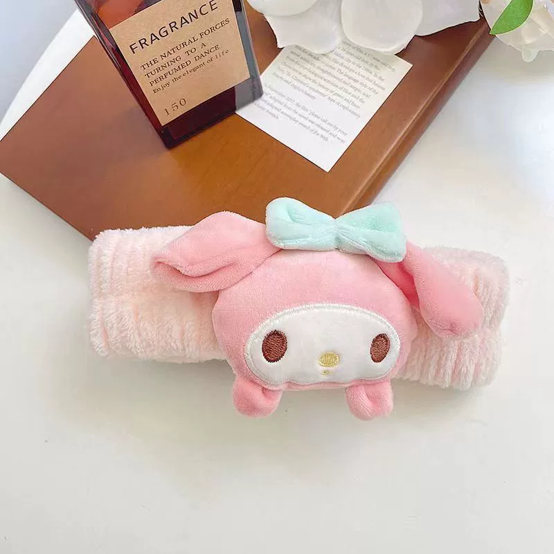 Плюшевая повязка на голову (Sanrio), нескользящая эластичная, милый верх для лица мытья