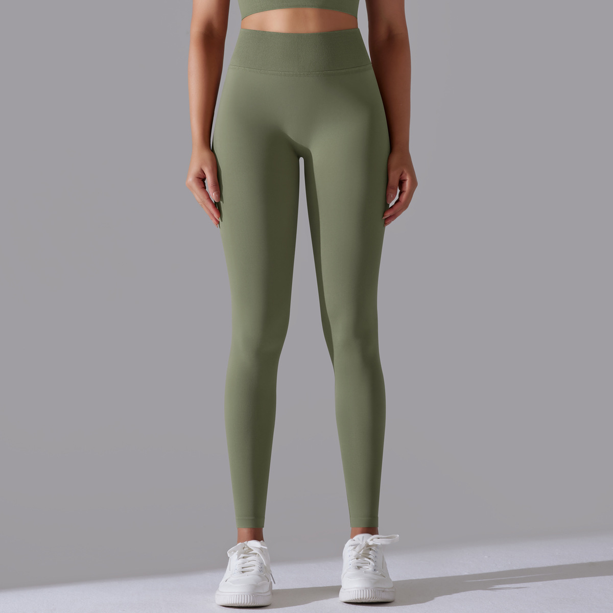 Simple Style Sports Solid Color Nylon Cotton Blend U Neck Tracksuit Vest Jogger Pants Leggings display picture 151