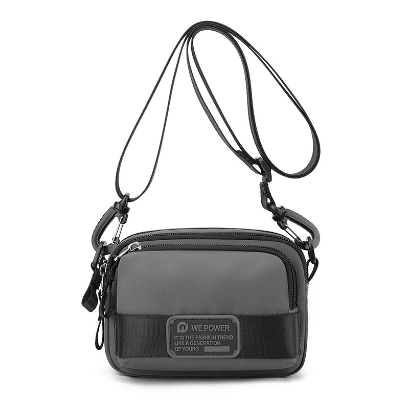 WEPOWER nuevo bolso de mensajero para hombre, bolso de hombro ligero y simple, mini riñonera casual