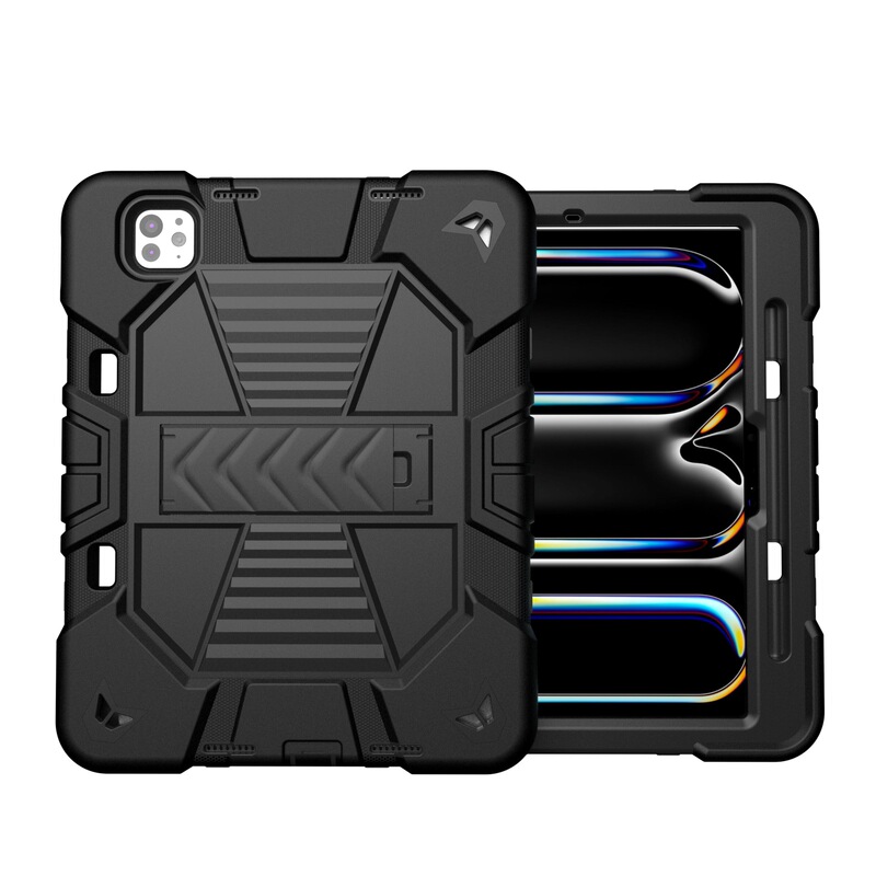 iPad Pro 11inch M4 2024 Anti-Fall Tablet Stand Three-In-One Silicone Protective Cover with Pen Slot iPad Pro 11inch M4 2024 Anti-Fall Tablet Stand Three-In-One Silicone Protective Cover with Pen Slot