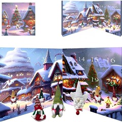 Christmas Gnome Advent 2024圣诞侏儒降临日历倒计时盲盒