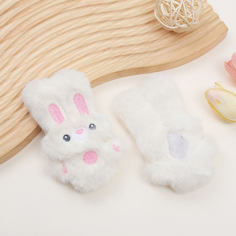 日韓縦耳ウサギ充填綿人形diyマフラー児童服装靴帽材料バッグキーホルダーストラップ