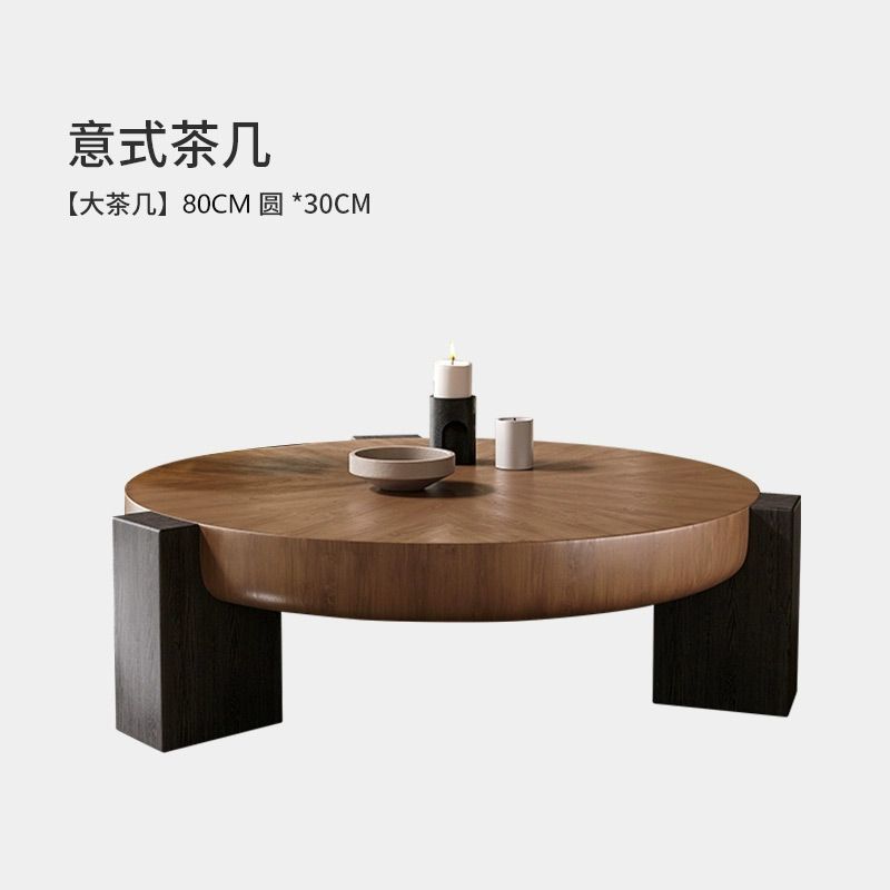 80cm 원형 커피 테이블(고급 모델)