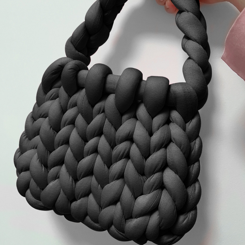 Accesorios de relleno de algodón islandés hilo diy bolsas de mano tejidas alfombras de alfombra de hilo de lana super gruesa ganchillo