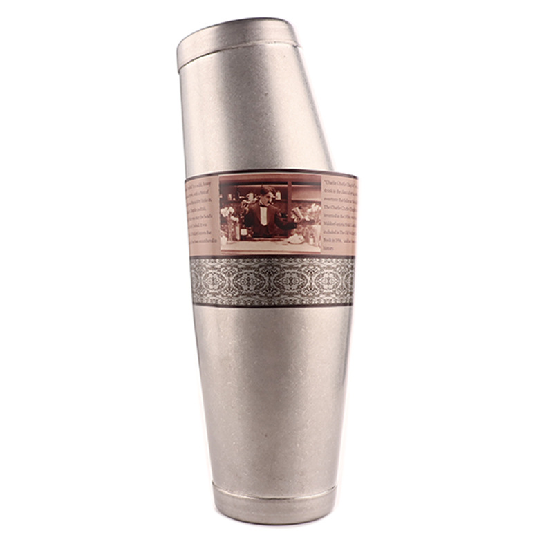 304 Acero inoxidable agitador americano Boston Shaker traje Barón Shaker Comercio exterior transfronterizo